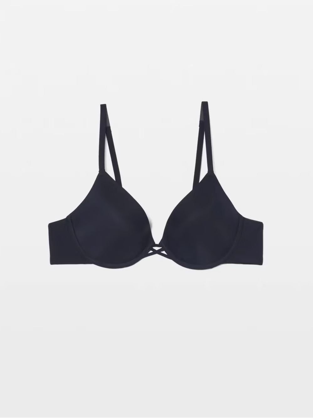 Soma Lightly Lined Plunge Bra in Black